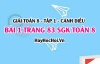 Giải bài 1 trang 83 Toán 8 Tập 1 SGK Cánh Diều
